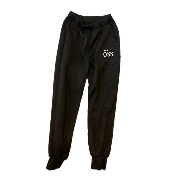 BOSS Yes OSS Black Sweatpants Joggers Mens L - Picture 1 of 2